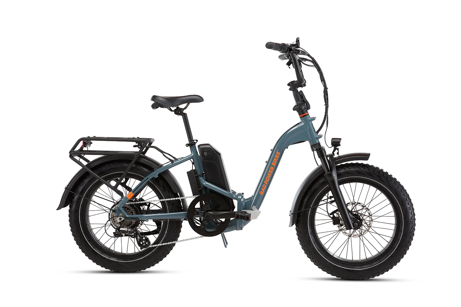 Foldable electric bike with fat tires