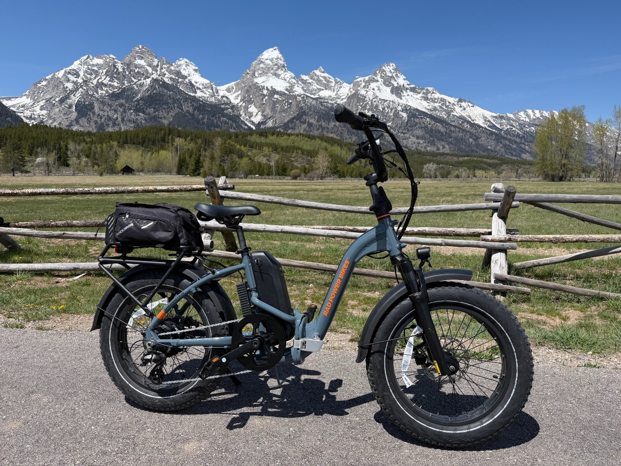 rad expand foldable ebike rental in jackson hole wyoming